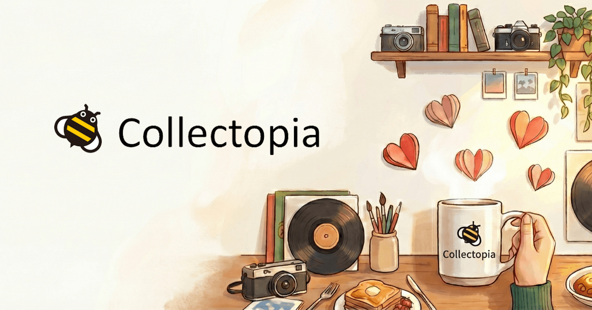 Collectopiaの公式紹介ビジュアル